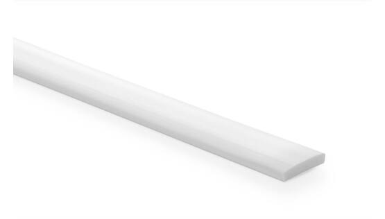 Flat profile A2085, 10x3 mm
(PVC elastic, white), 250 m/spool